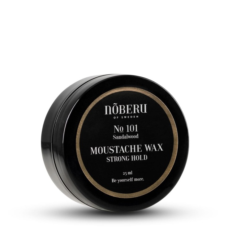 Noberu Moustache Wax - Strong Hold - Sandalwood 25ml