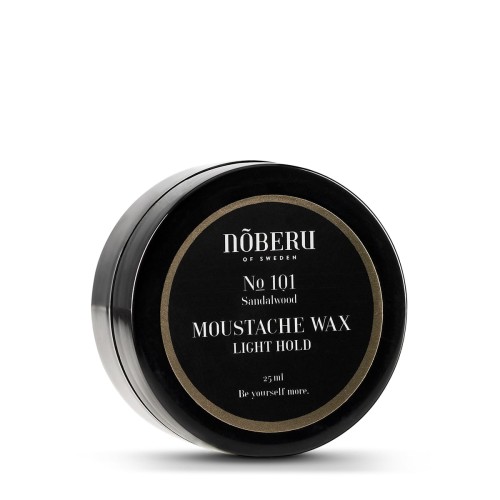 Noberu Moustache Wax - Light Hold - Sandalwood 25ml