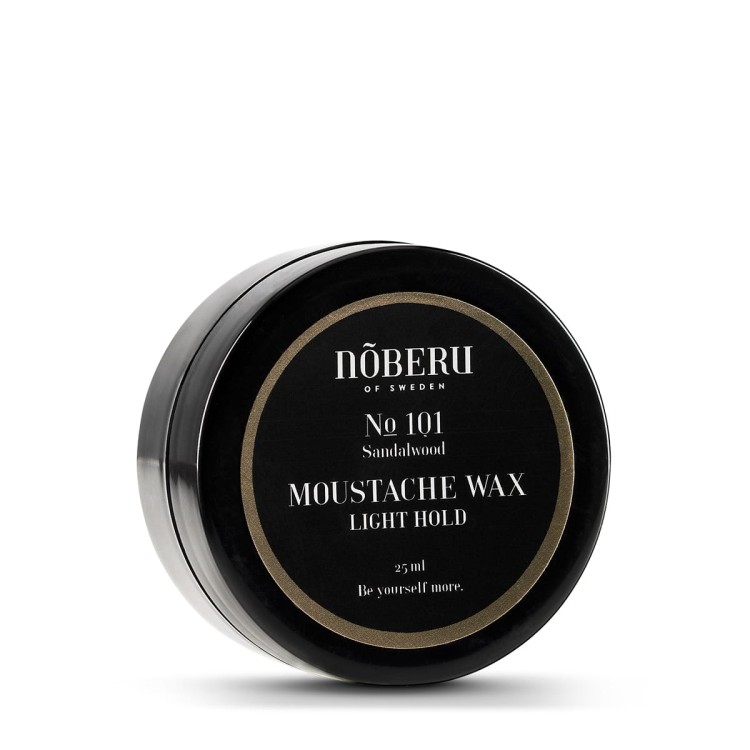 Noberu Moustache Wax - Light Hold - Sandalwood 25ml