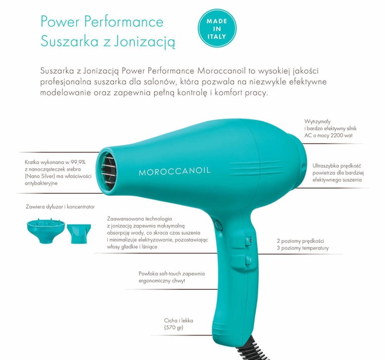 Suszarka z jonizacją Moroccanoil