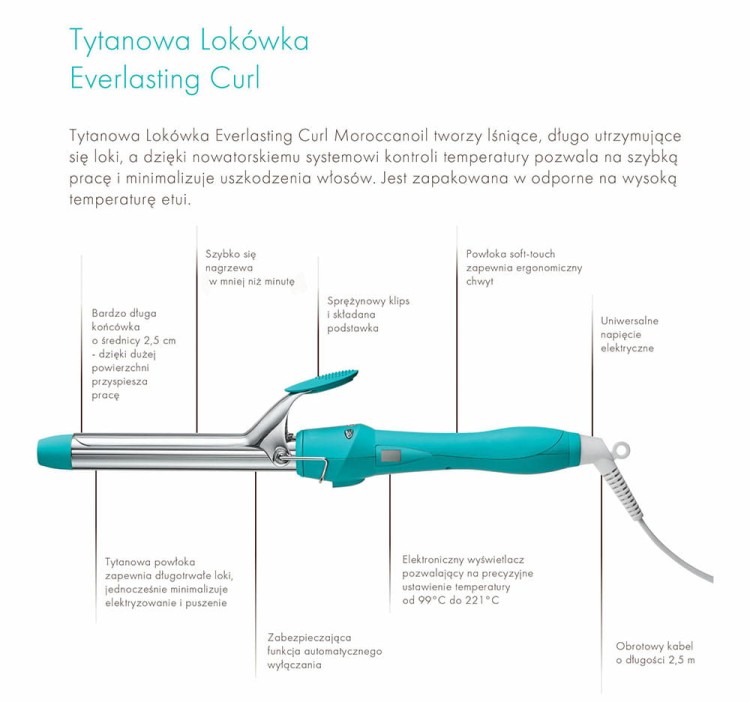 Tytanowa lokówka Moroccanoil