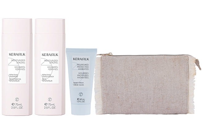 Kerasilk zestaw z kosmetyczką z rafy - Odbudowa