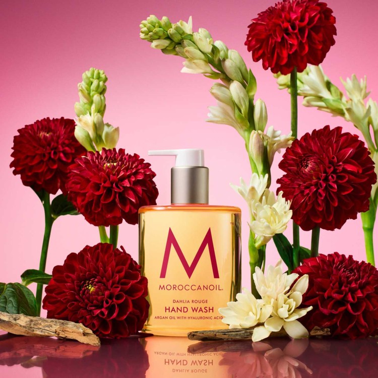 Mydło do rąk w płynie Moroccanoil Dahlia Rouge 360ml