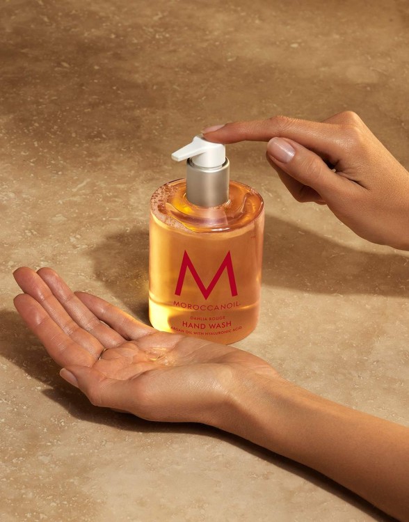 Mydło do rąk w płynie Moroccanoil Dahlia Rouge 360ml