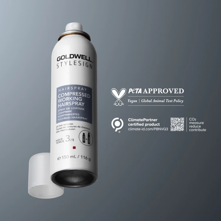 Goldwell StyleSign Hairspray Comprestylesigned Hairspray 150 ml Skompresowany Lakier do Włosów