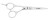 Hair Cutting Scissors 660 5,5" Left