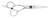 Hair Cutting Scissors 710 6,0" Left